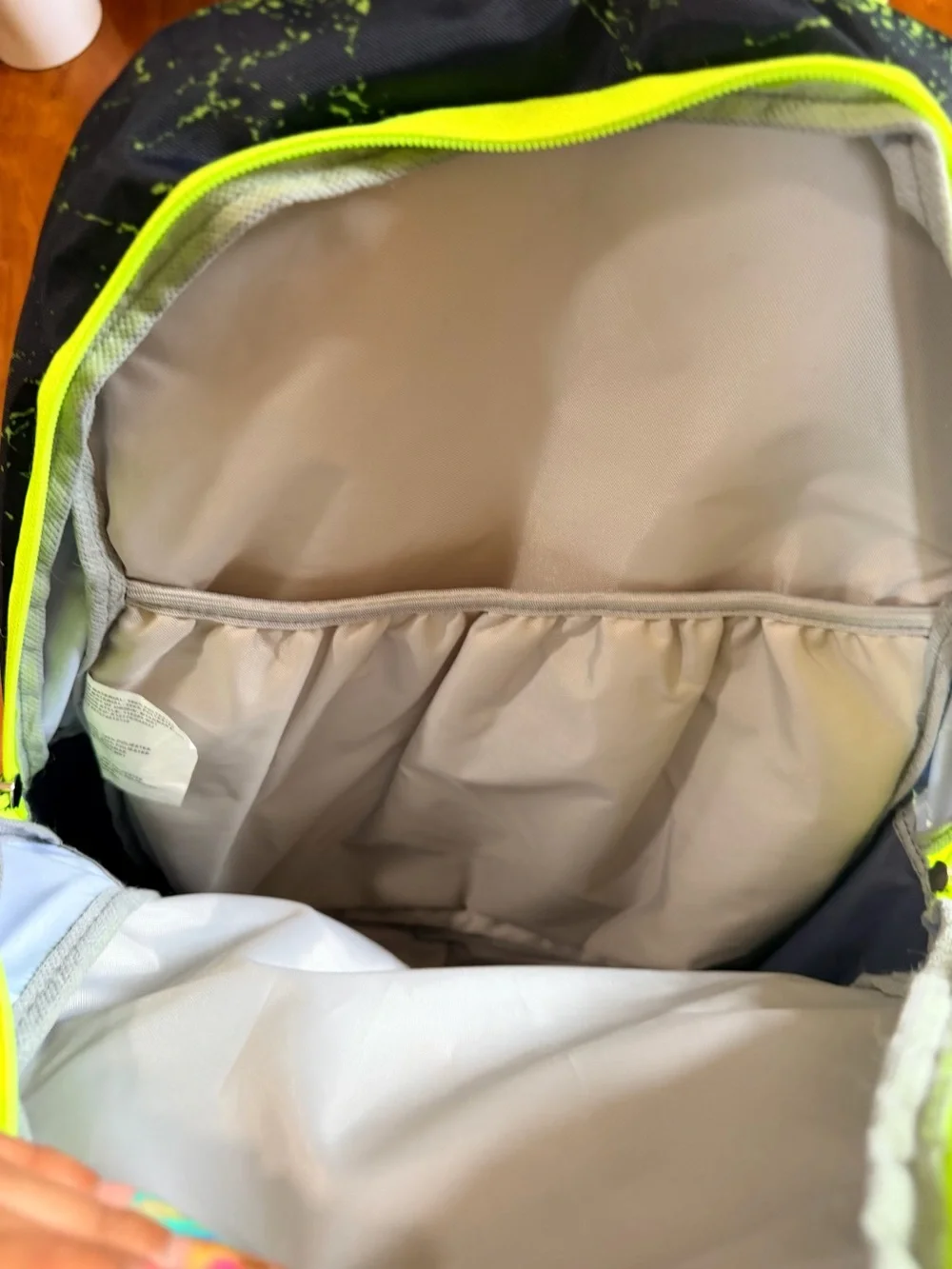 Fuel Kids Black & Lime Green Backpack